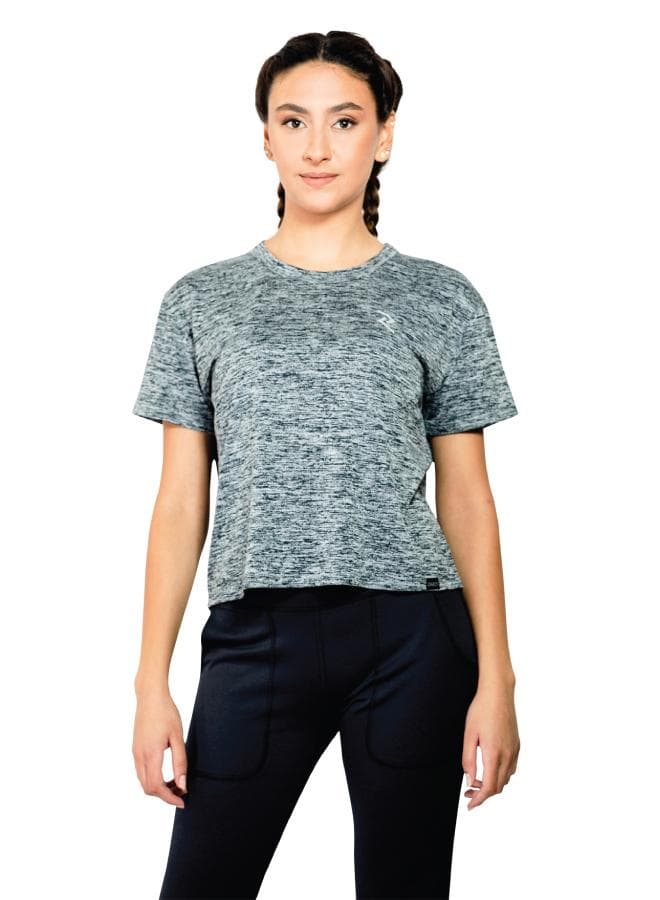 Women's Box Fit Crop Top for Yoga and Dance - Image 1