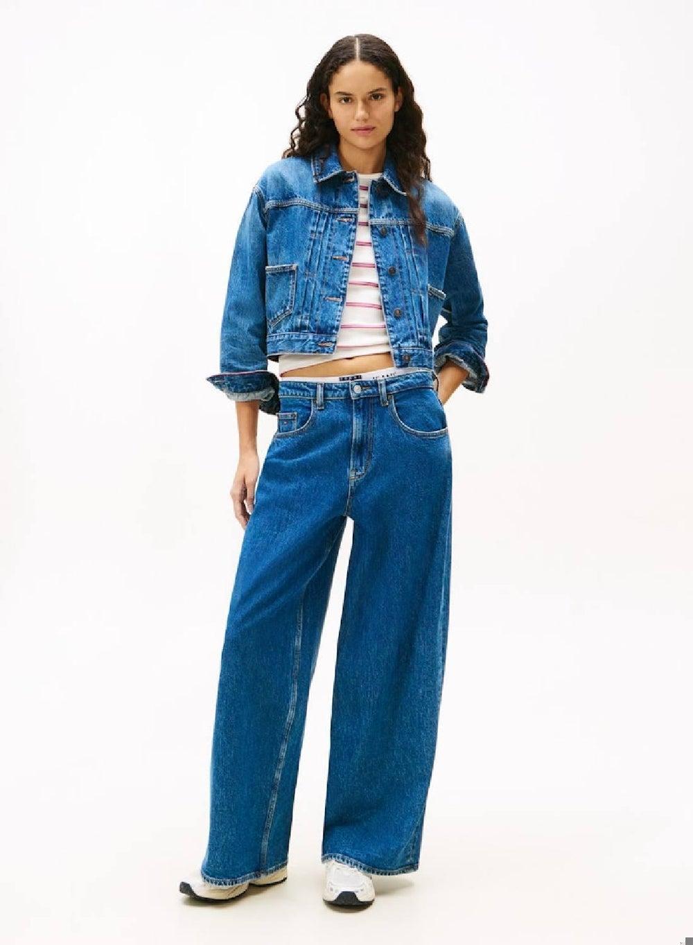 Charlie Mid Rise Loose Wide Leg Jeans - Image 1