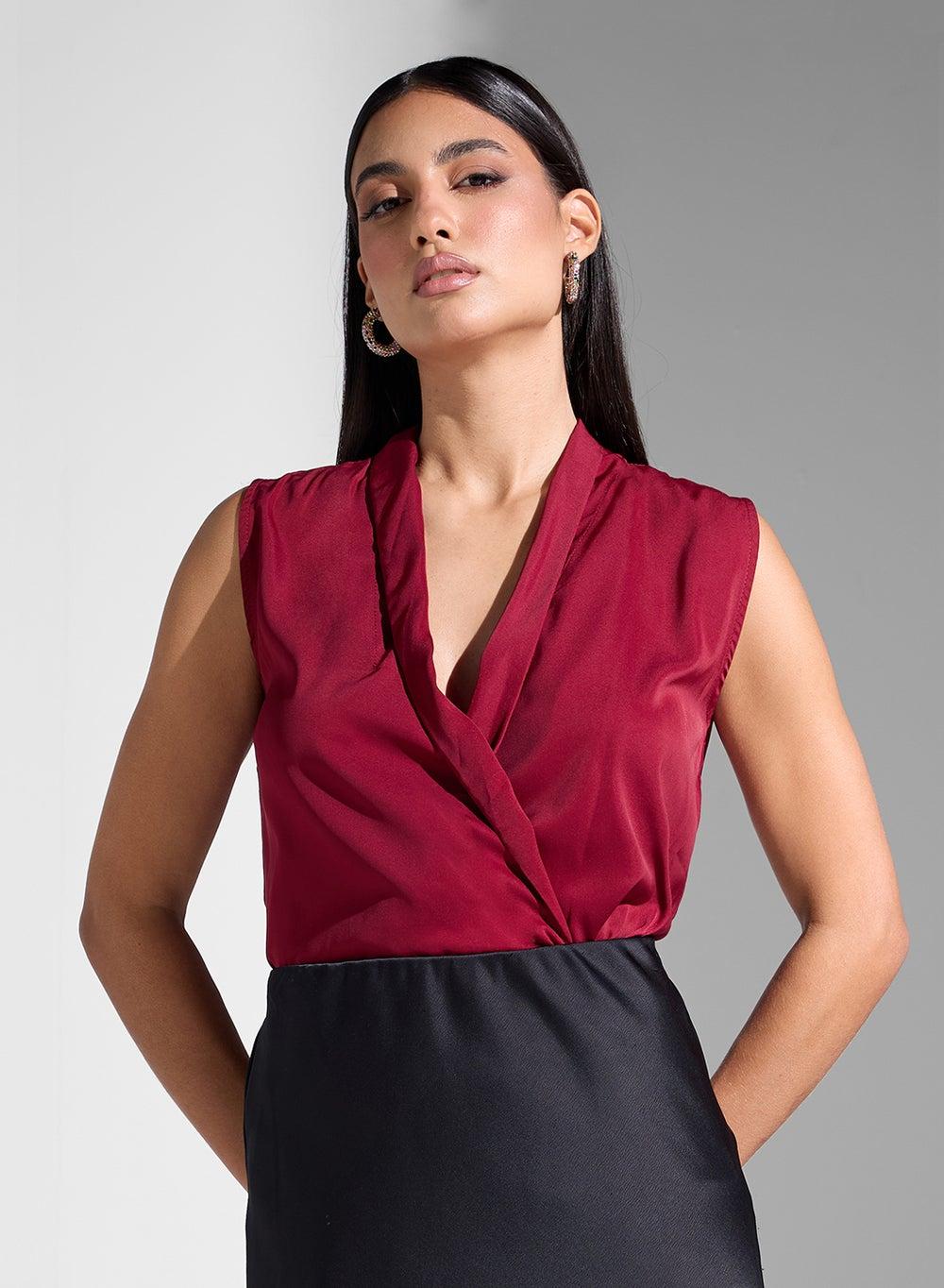 Sleeveless Modest Blouse for Women - Image 1