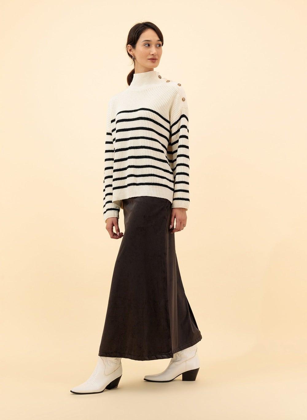 Maxi Suede Skirt - Image 1