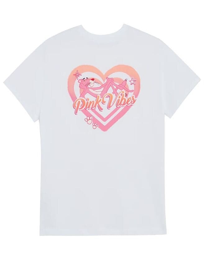 Pink Panther Jersey Top for Women - Image 1