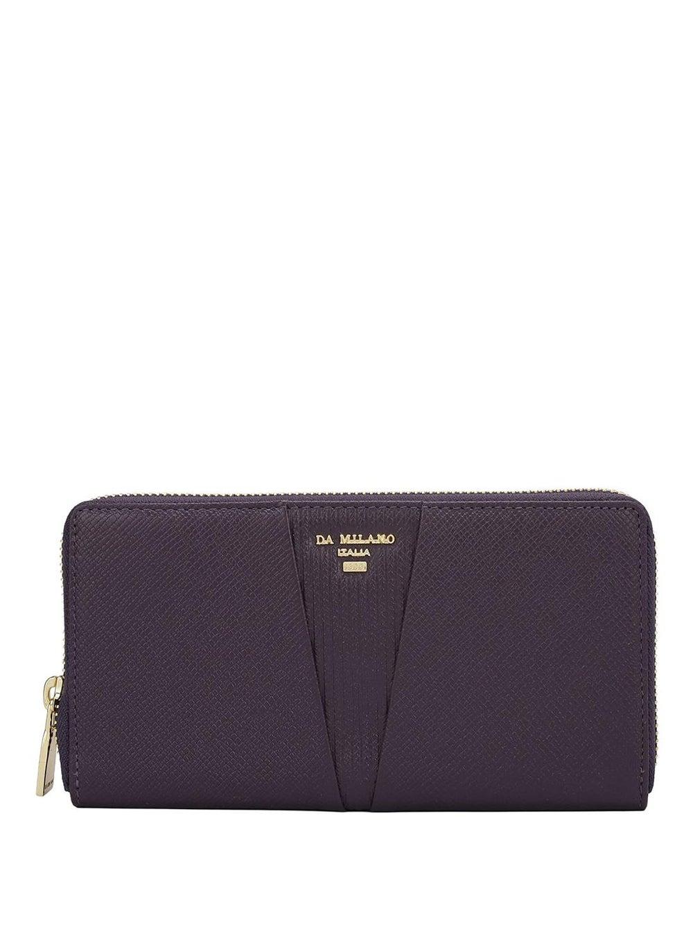 Da Milano Genuine Leather Red Ladies Wallet - Image 1