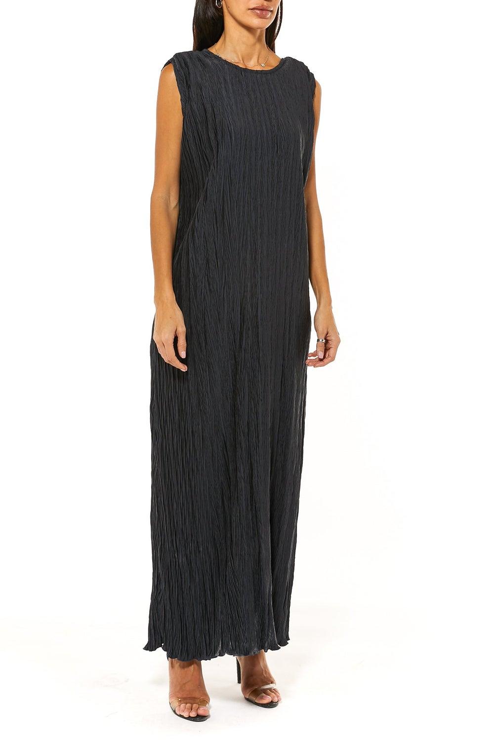 Crushed Harir Maqsood Maxi Dress - Image 1
