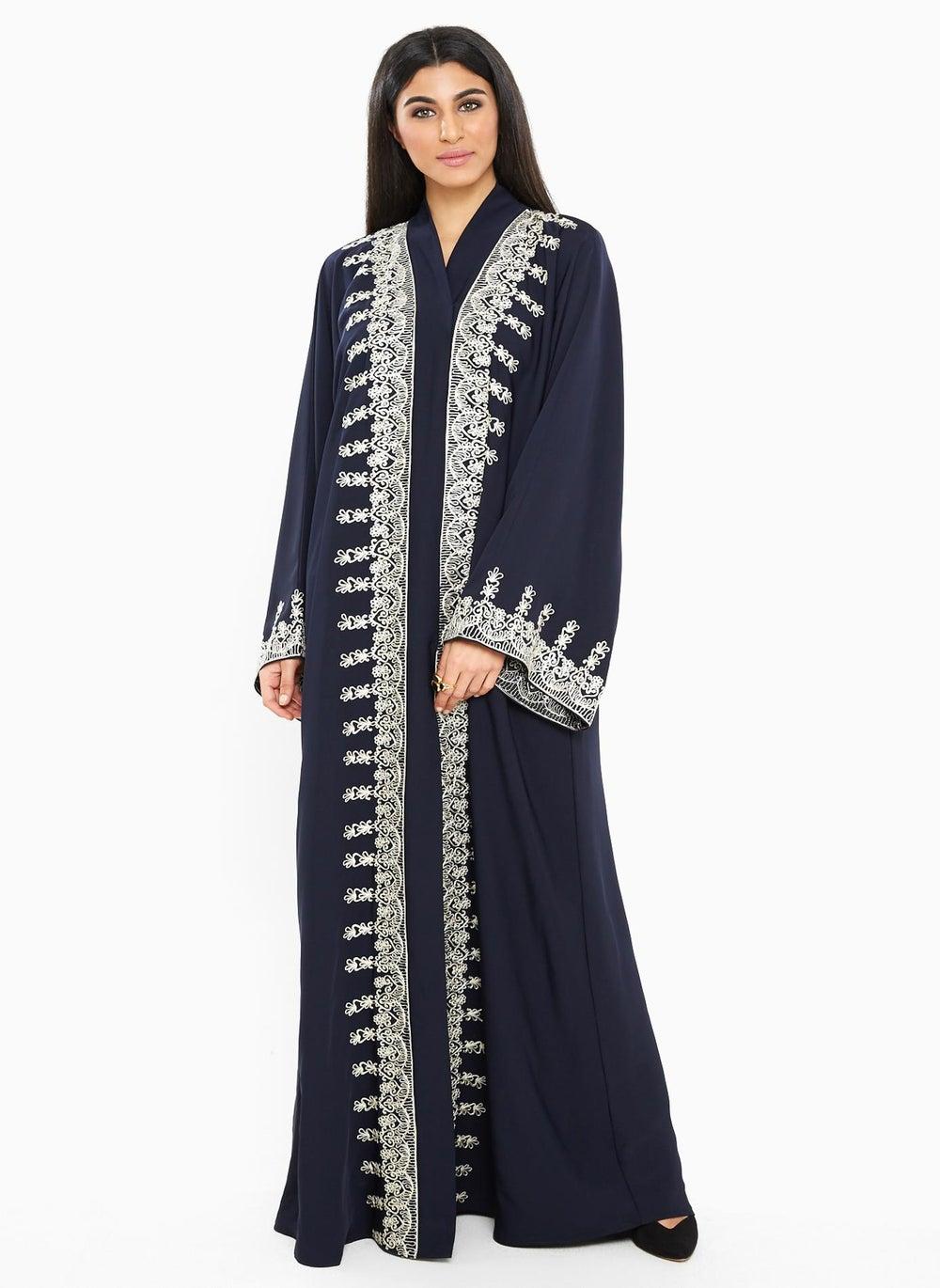 Abaya with Intricate Embroidery SB188A - Image 1