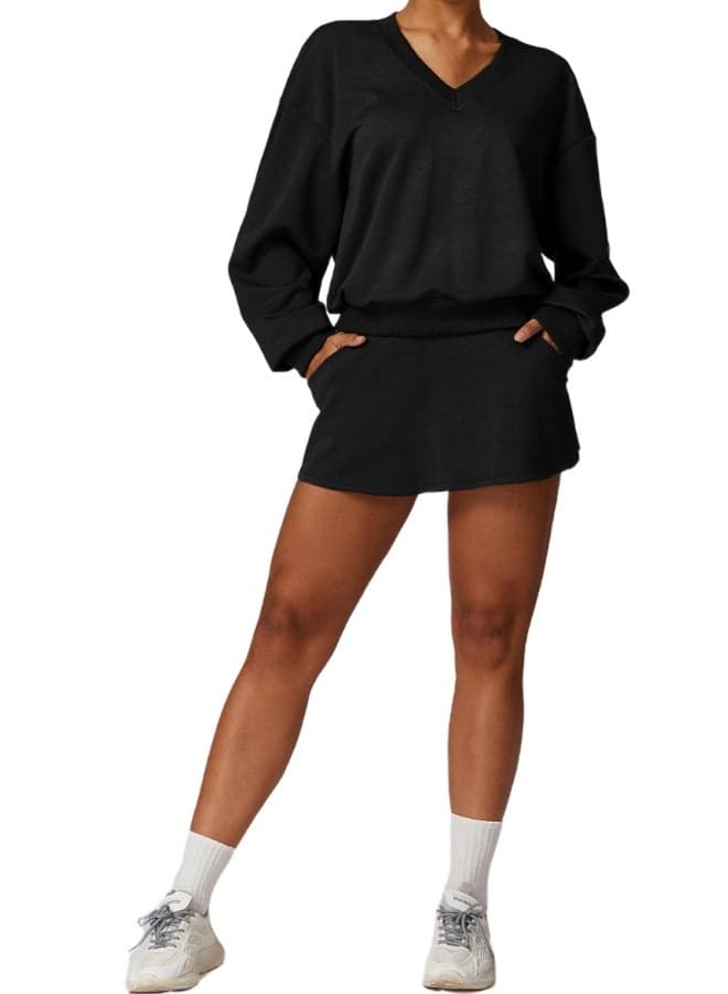 High Waist Contour Yoga Skirt with Pockets - Image 1