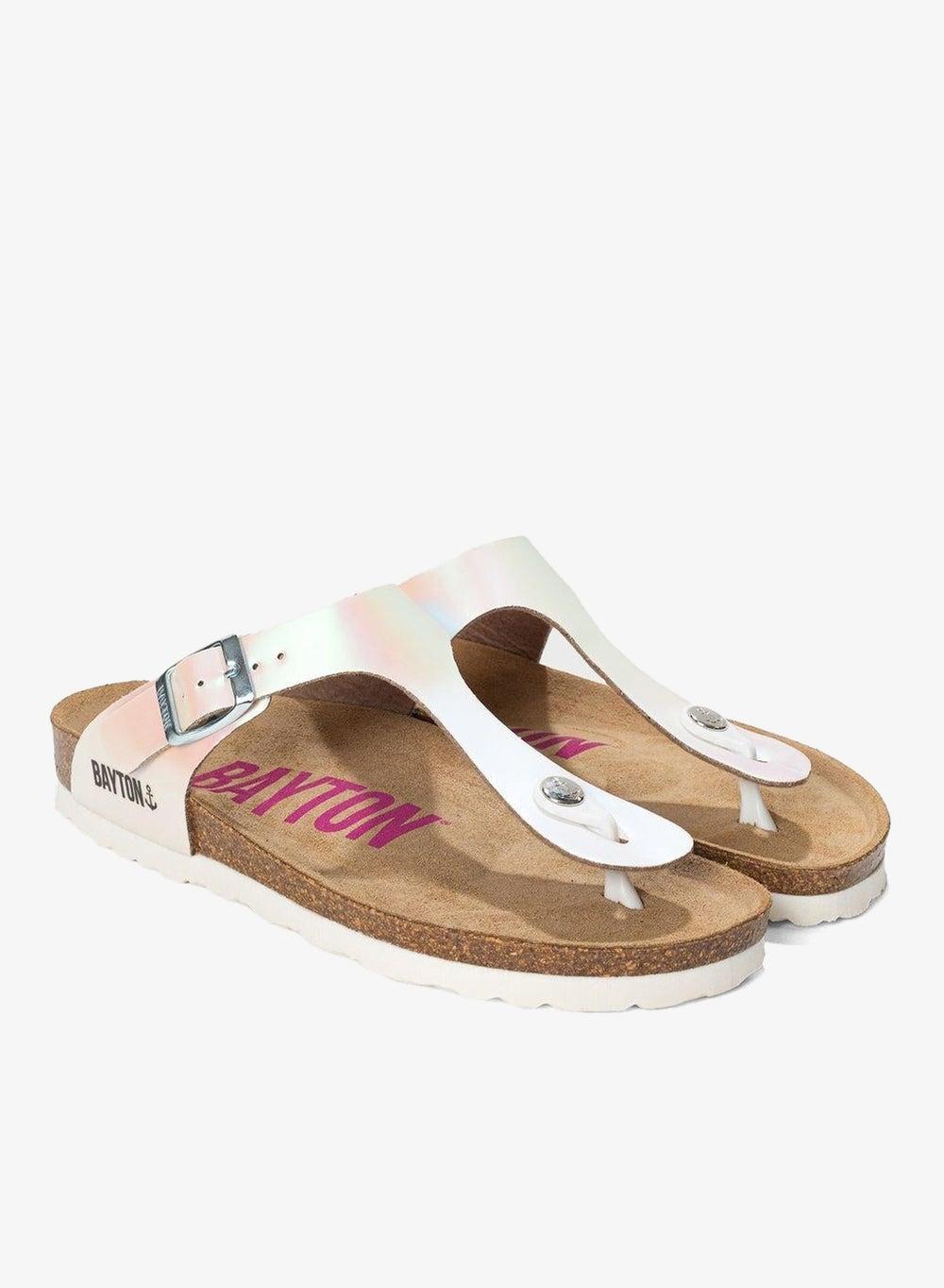 Mercure Thongs with Cork Sole and Adjustable Straps - Image 1