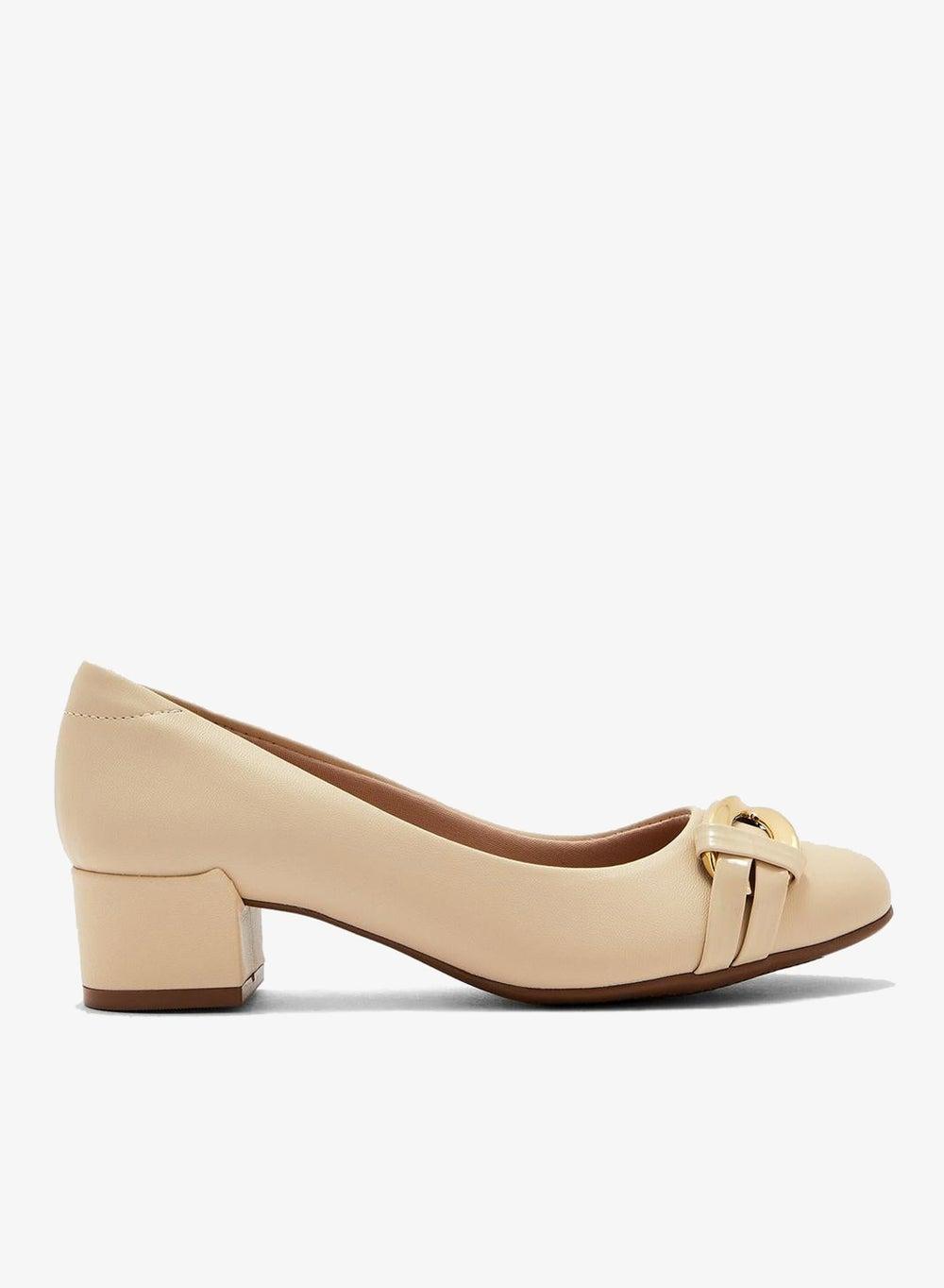 Elle Close Toe Mid Heel Pumps - Image 1