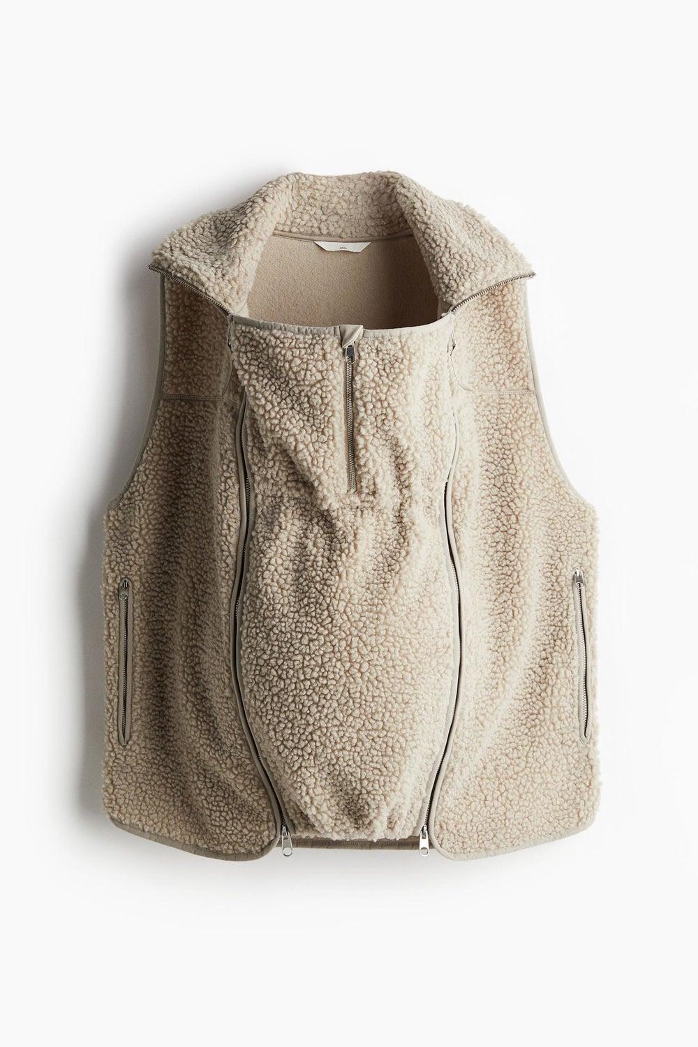 MAMA Before & After Babywearing Teddy Gilet - Image 1