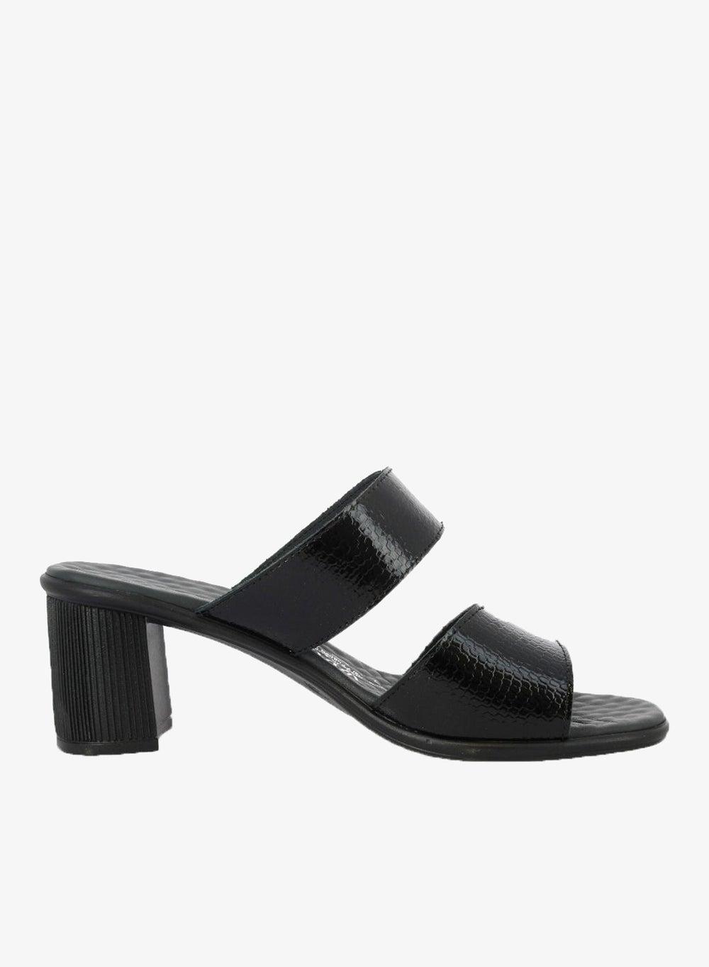 148-942 Vital Ladies Block Heel Sandals Sila Madame 80000AS Schwarz - Image 1