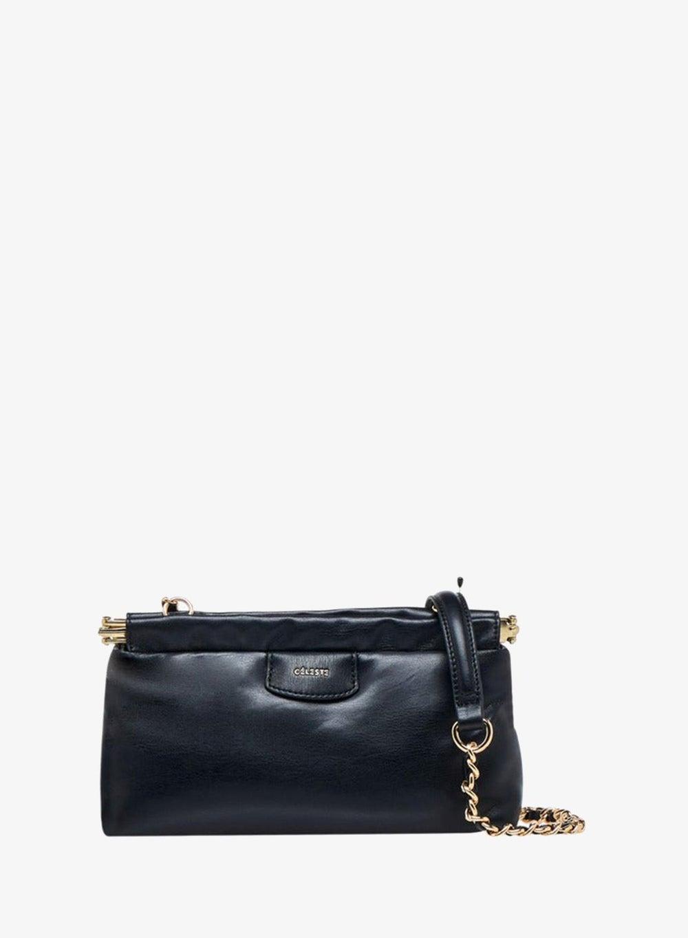 Solid Crossbody Bag with Elegant Chain Strap - Image 1