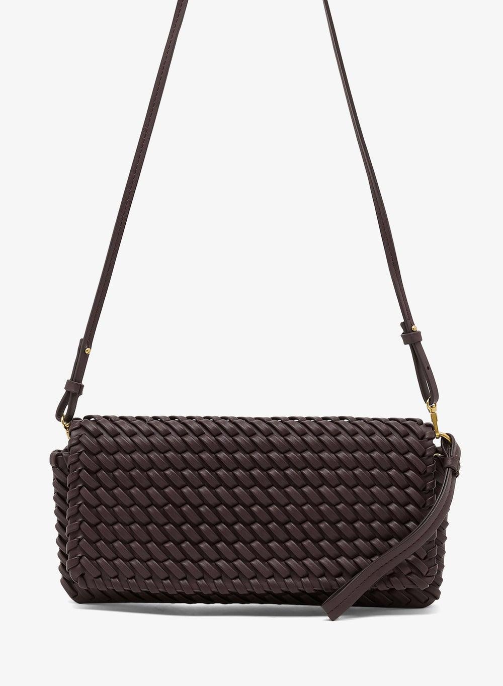 Woven Textured Crossbody Bag - Image 1