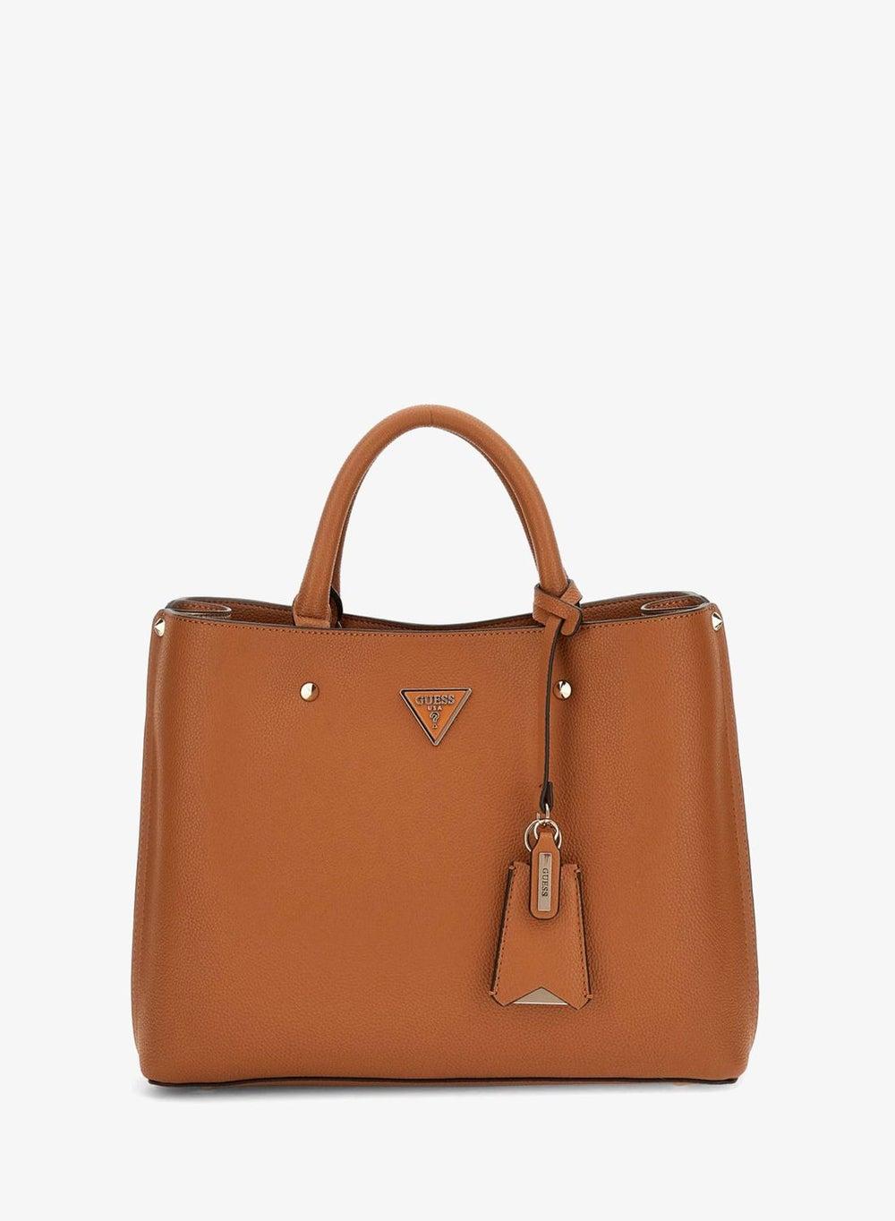Meridian II Cognac Girlfriend Satchel - Image 1