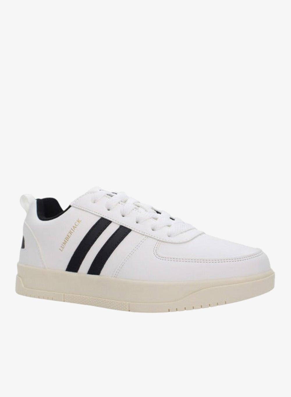 Women's Panelled Lace-Up Low-Top Sneakers - Image 1