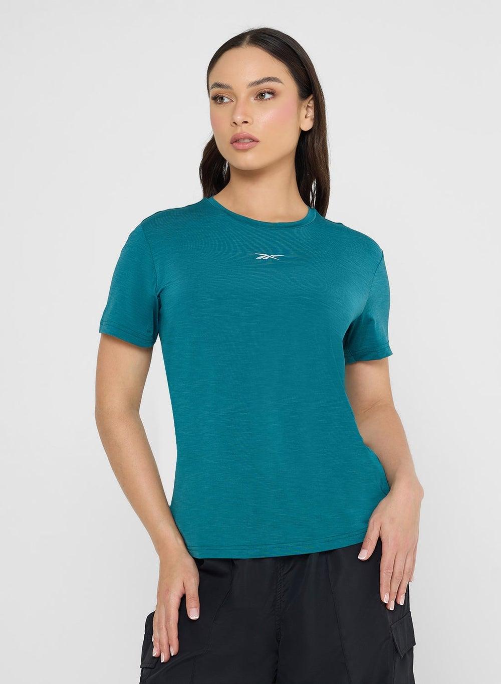 Essentials Blue Running T-Shirt for Women - Image 1