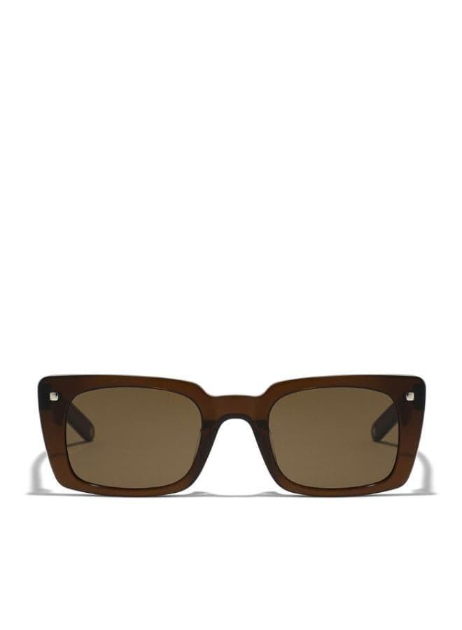 THAT'S WOW Women’s Brown Acetate Full Rim Sunglasses - Image 1