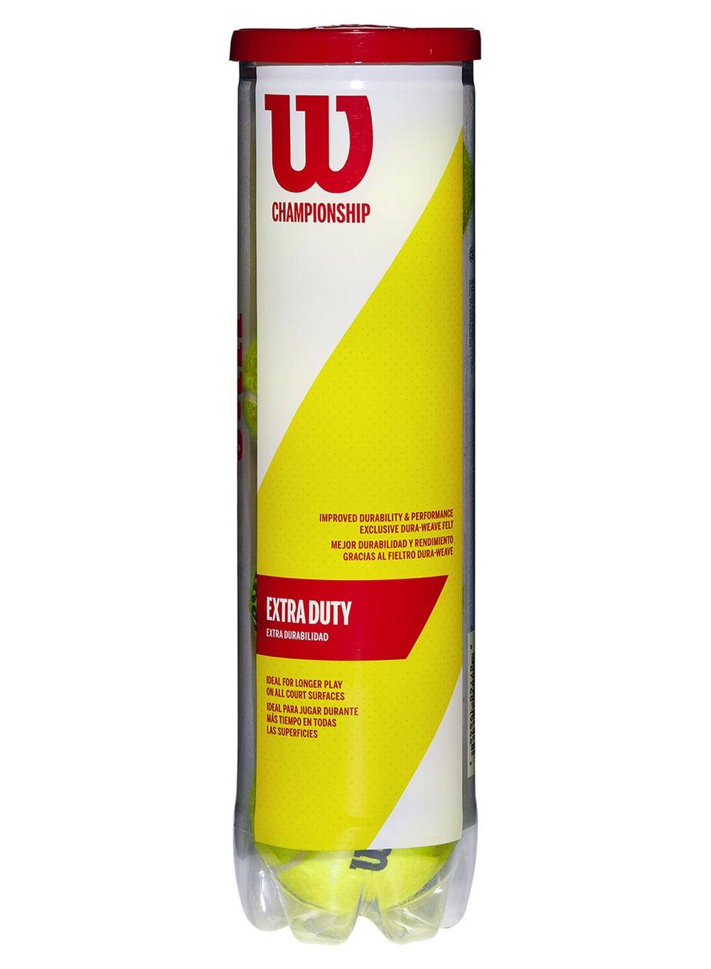 Championship Extra Duty Yellow Tennis Balls, 4 Ball Can - Image 1