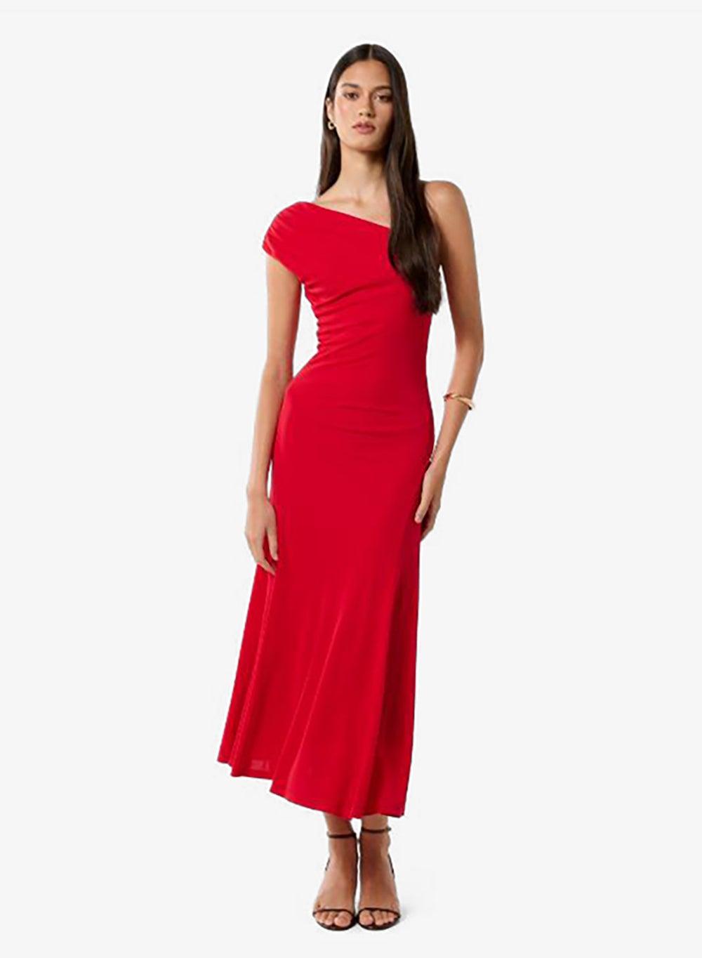London One-Shoulder Midi Dress - Image 1