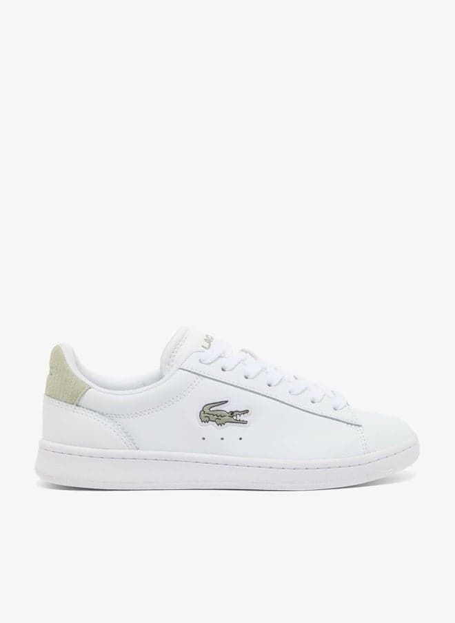 Carnaby Low Top Court Sneakers with Holographic Accents - Image 1
