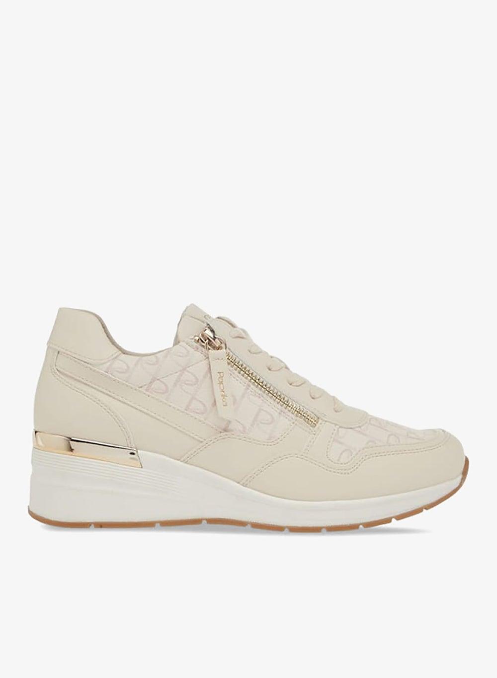 Women's Monogram Lace-Up Platform Sneakers - Image 1