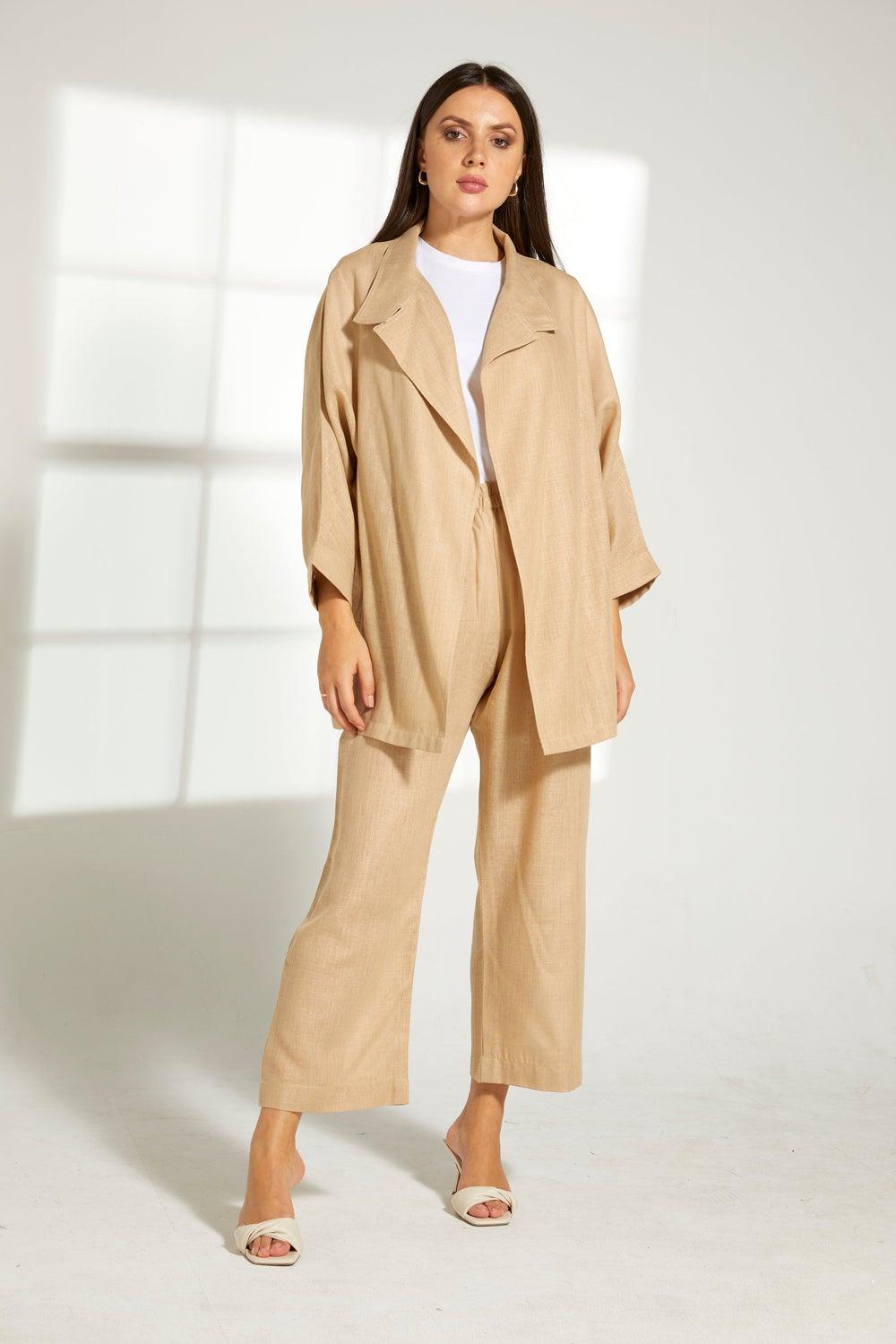 Long Sleeve Top & Pants Set for Women - Image 1
