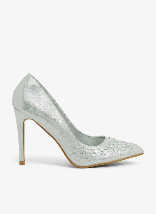 Embellished Party Pump - Image 1