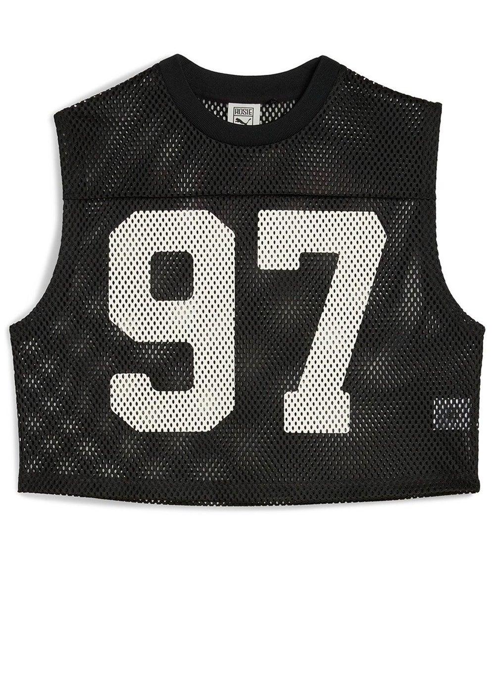 PUMA x ROSÉ Rosé Relaxed Mesh Tank Top - Image 1