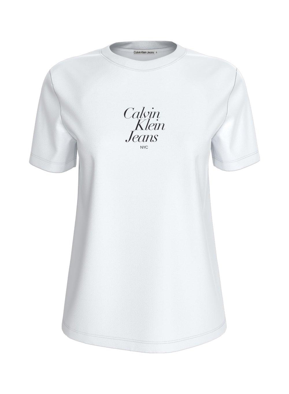 Calvin Klein Jeans Graphic Regular Short Sleeve T-Shirt - Image 1