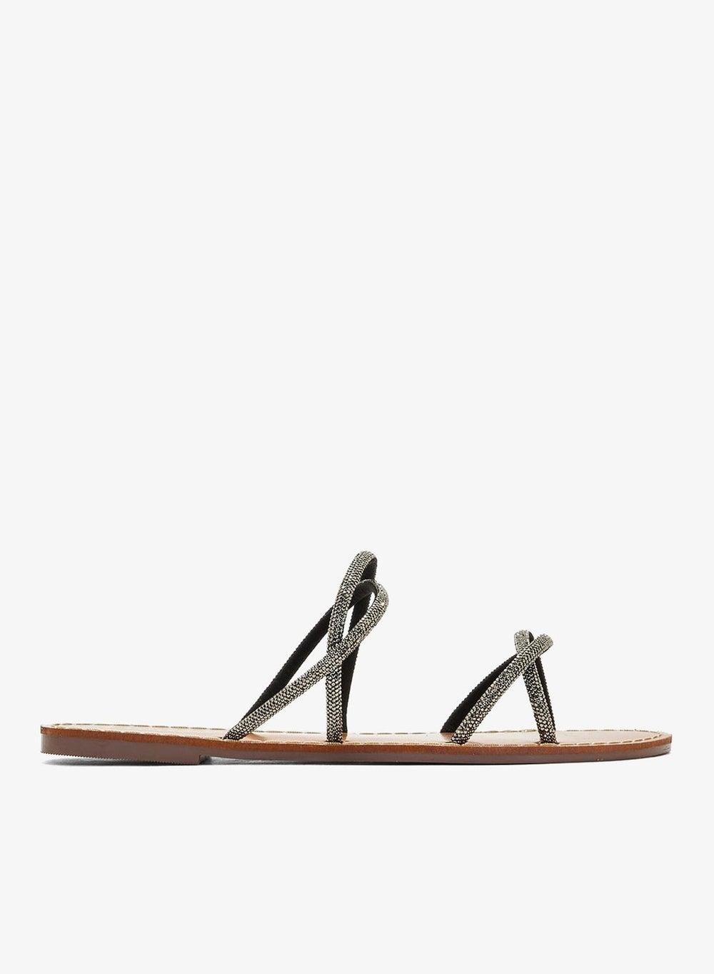 Glitter Flat Sandal - Image 1