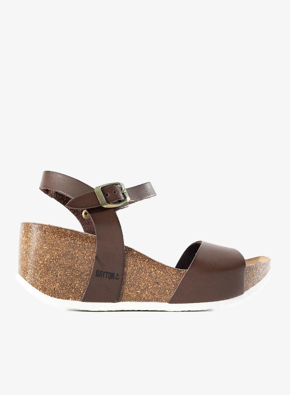 Wodonga Mid Heel Wedge Sandals - Image 1