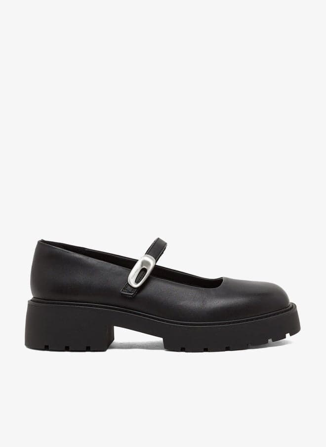 Calvin Klein Jeans Leather Chunky Mary Jane Loafers - Image 1