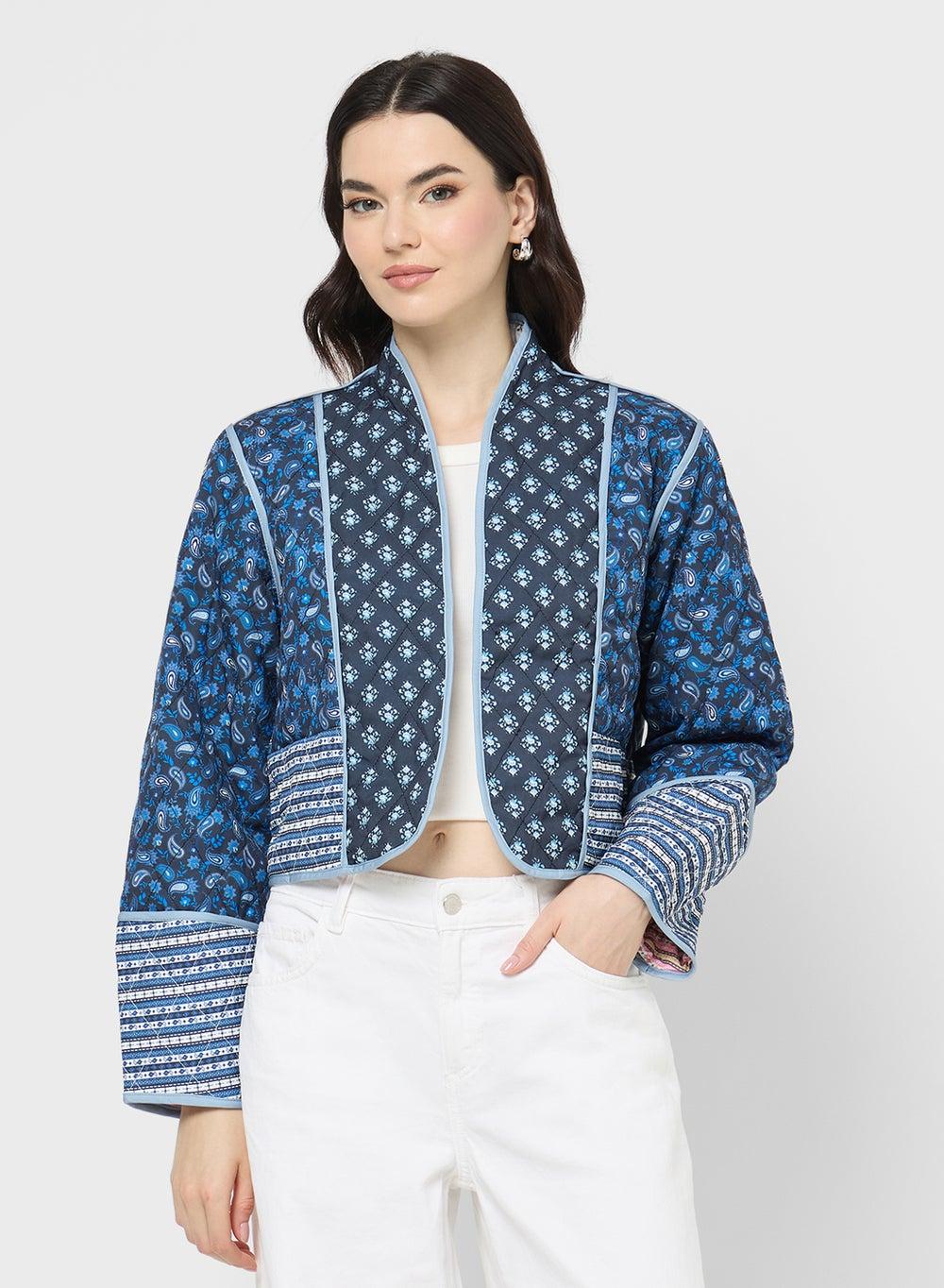Paisley Patchwork Quilted Jacket - Image 1