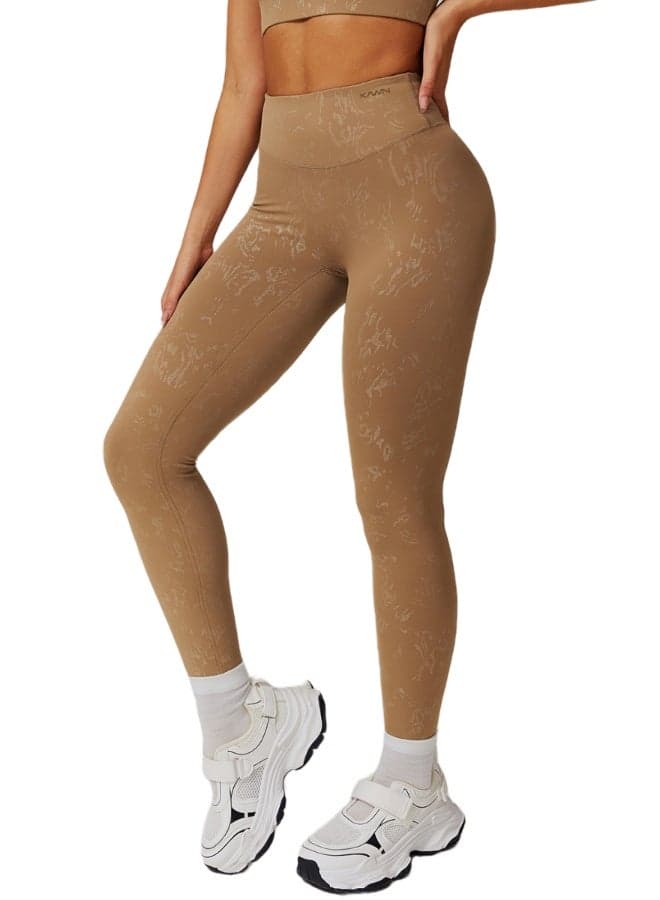 Women’s High Waist Contour Workout Leggings with Tummy Control - Image 1