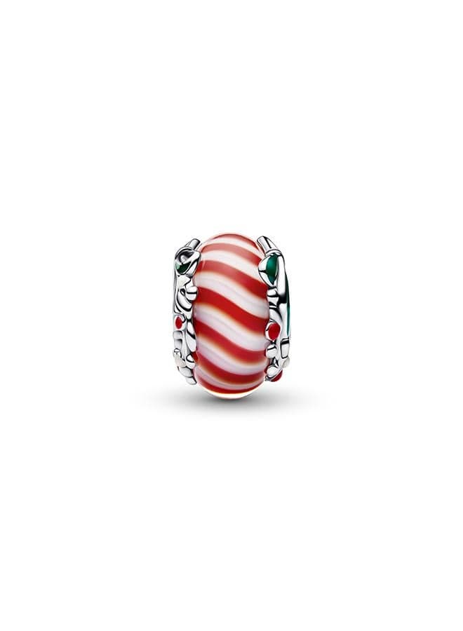 Candy Murano Glass Sterling Silver Charm - Image 1