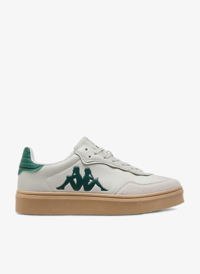 Kappa Women’s Logo Embossed Lace-Up Sneakers - Image 1