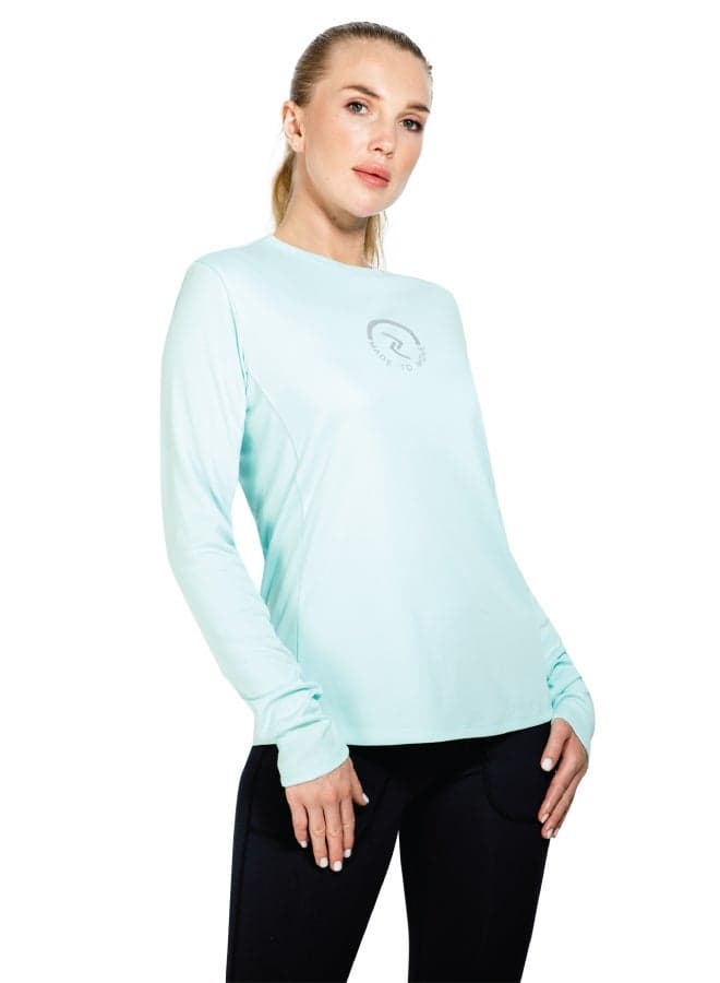 Women's Full Sleeve Crew Neck Workout Top - Image 1