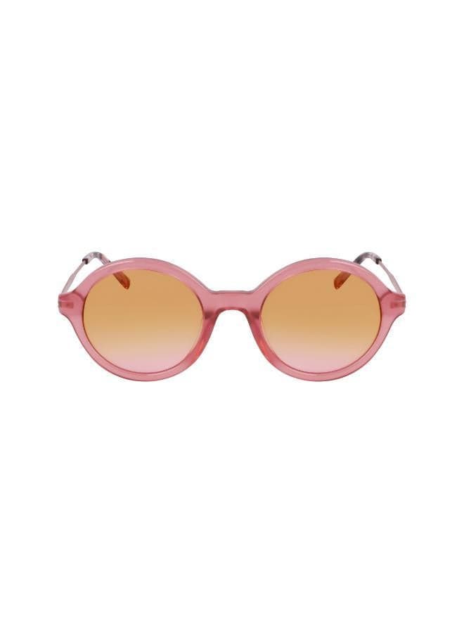 DKNY Round Sunglasses with Sleek Logo Detailing - Image 1