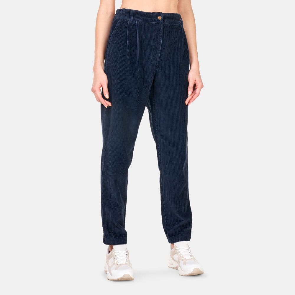 Women's Corduroy Relaxed Fit Cotton Pants - Image 1