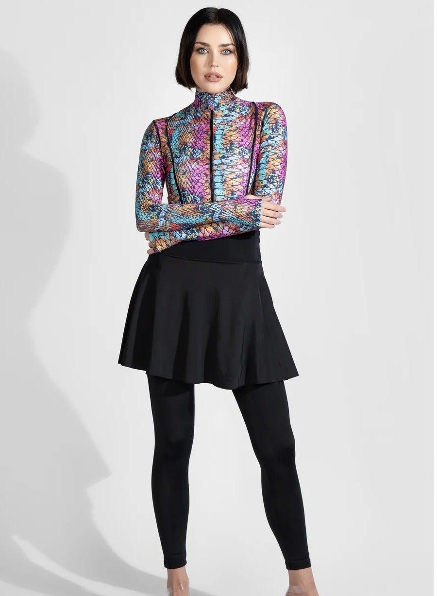 MERMAID HARMONY 2 Premium Burkini Set with Beach Skirt - Image 1