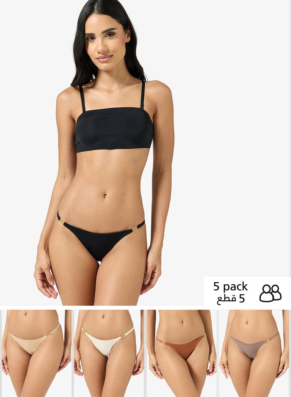 5 Pack Seamless Briefs for Everyday Comfort - Image 1