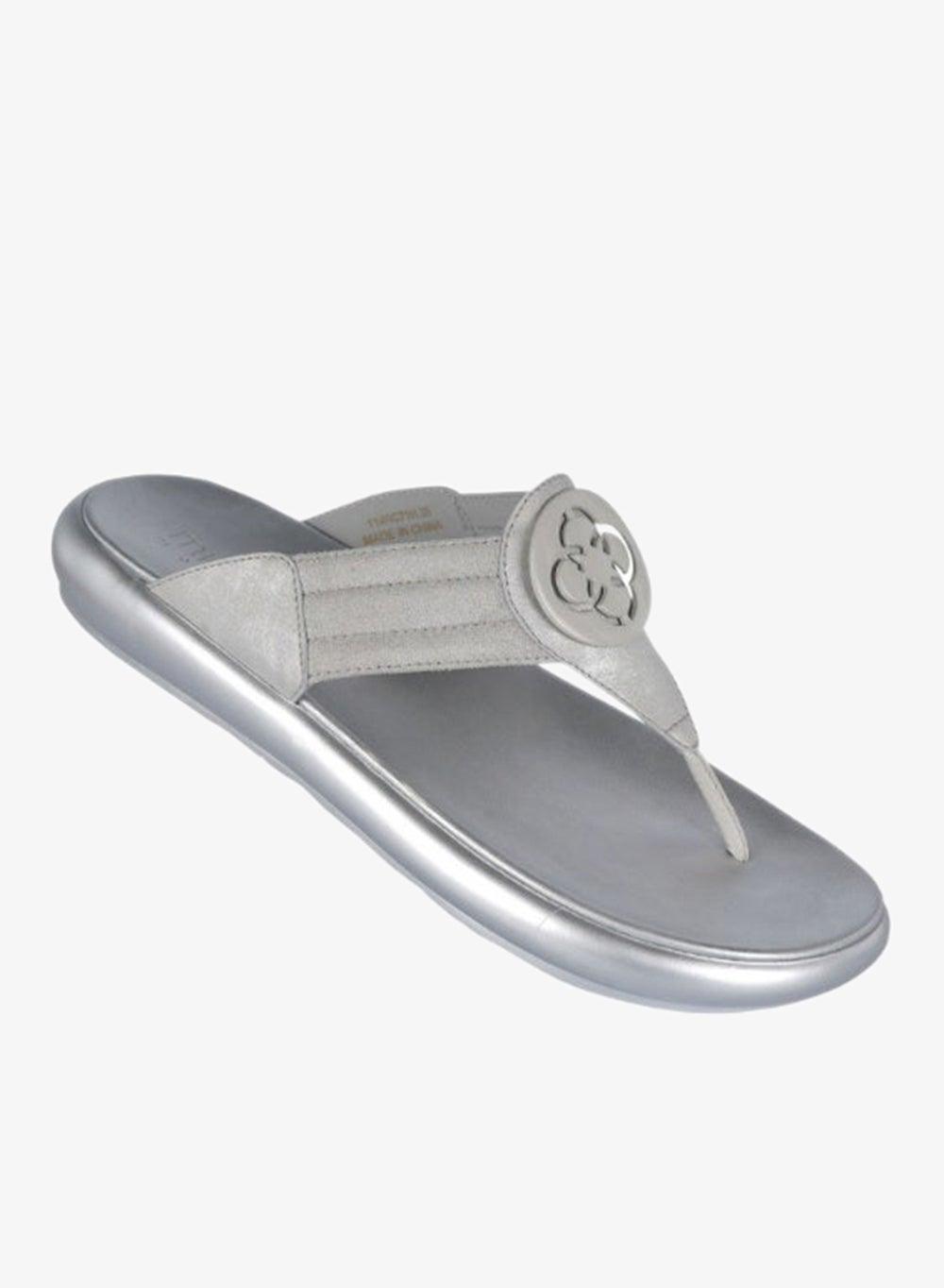 092-2410 Michelle Morgan Silver Casual Mule Sandals 114RC71H - Image 1