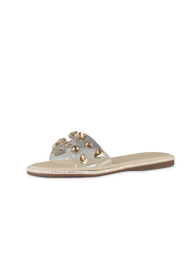 Studded Strap Flat Sandals - Image 1