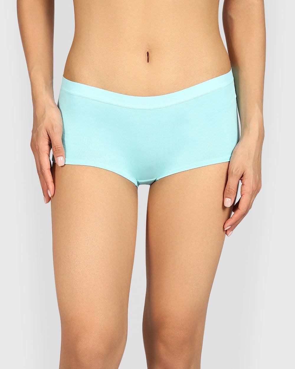 La Senza Ultrasoft Aqua Splash Boyshort Panties - Image 1