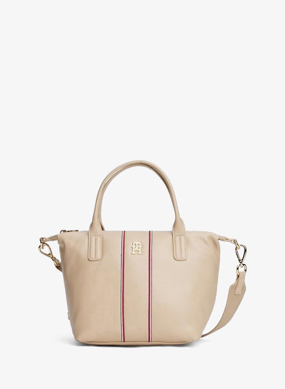 Popette Soft Mini Tote in Beige - Image 1