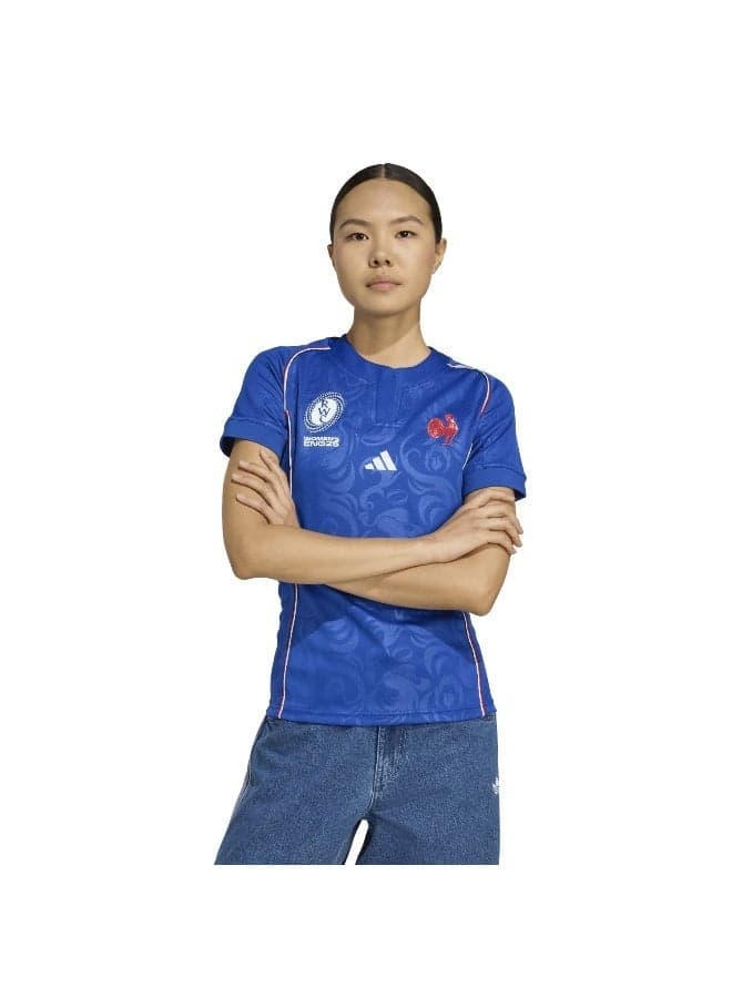Ffr Rwc Women’s France Home Replica Jersey - Image 1