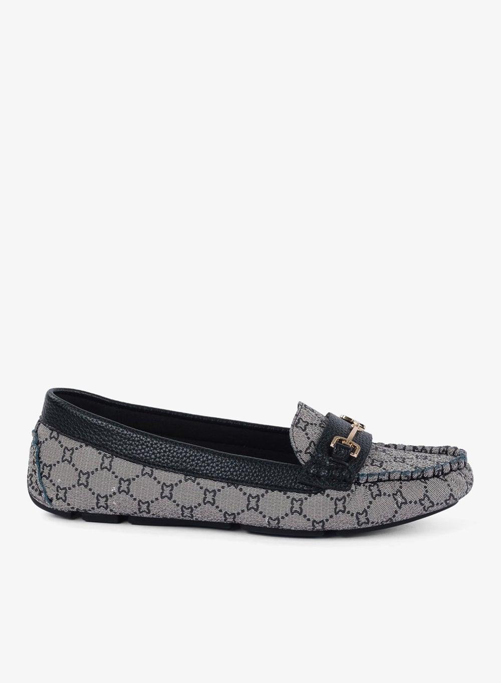 ARLIN Monogrammed Driving Moccasin Flats - Image 1