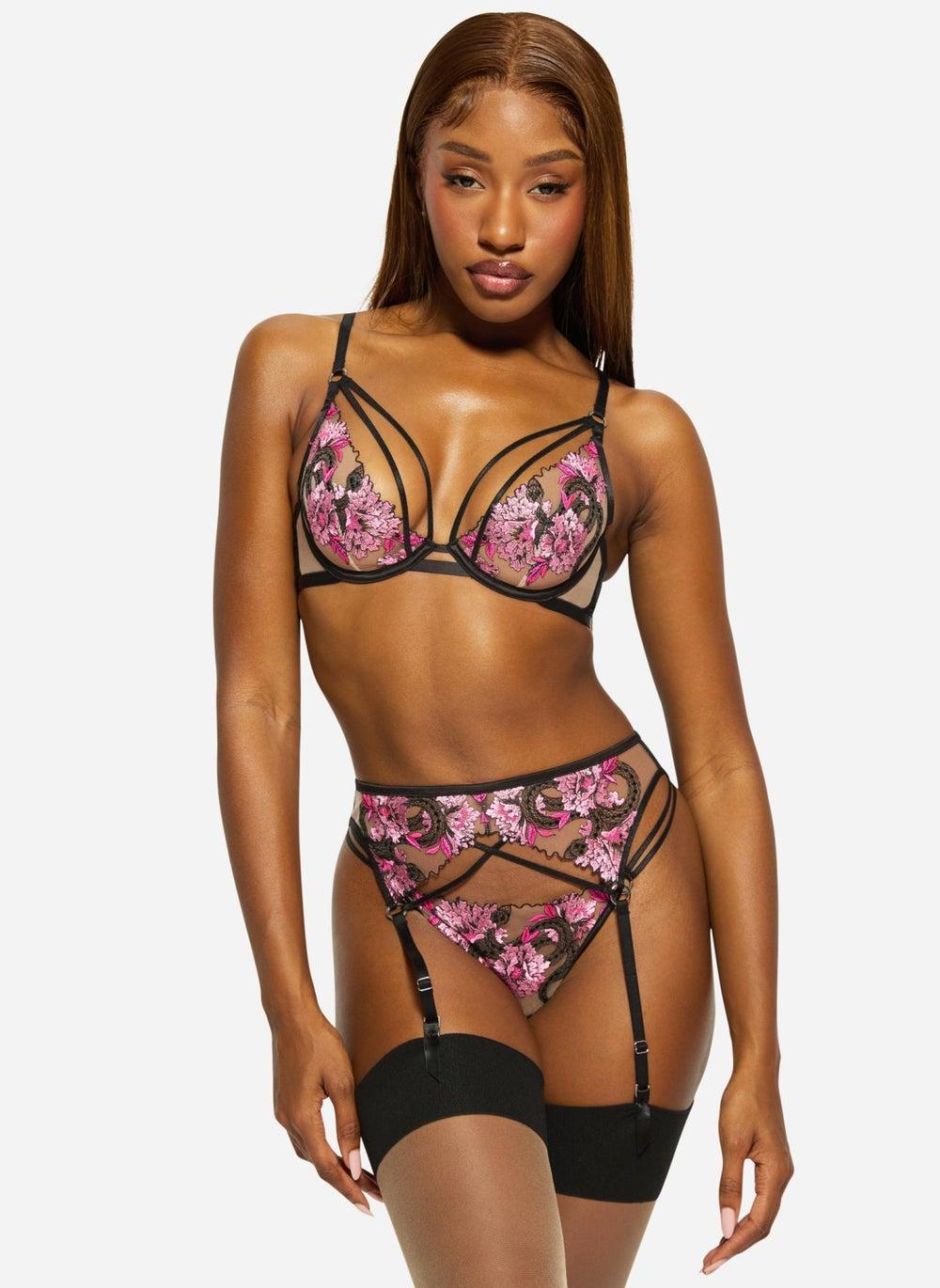 Ann Summers Entwined Snake Sequin Suspender Belt - Image 1