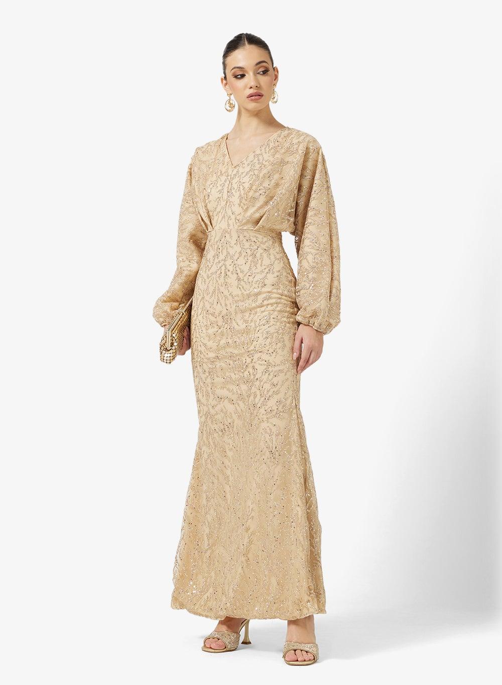 Shimmer Maxi Dress - Image 1