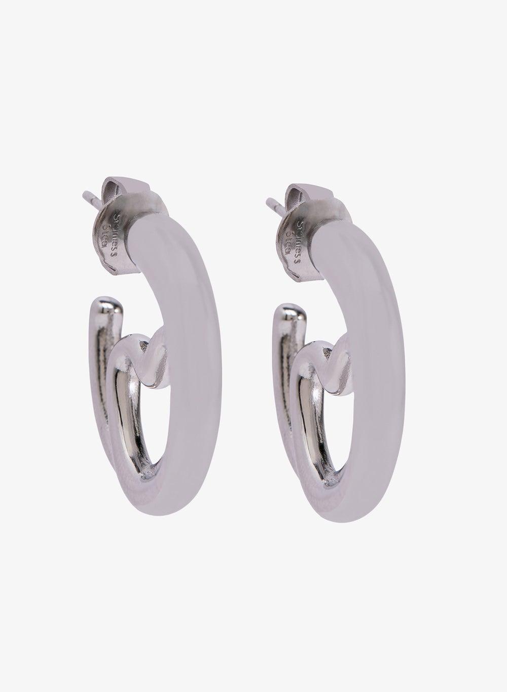 Iconique Heart Hoop Earrings - Image 1