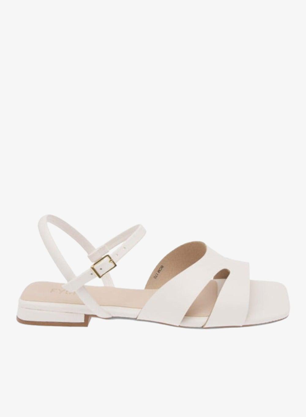 Stylish Flat Sandal BCM 170 in Off White - Image 1