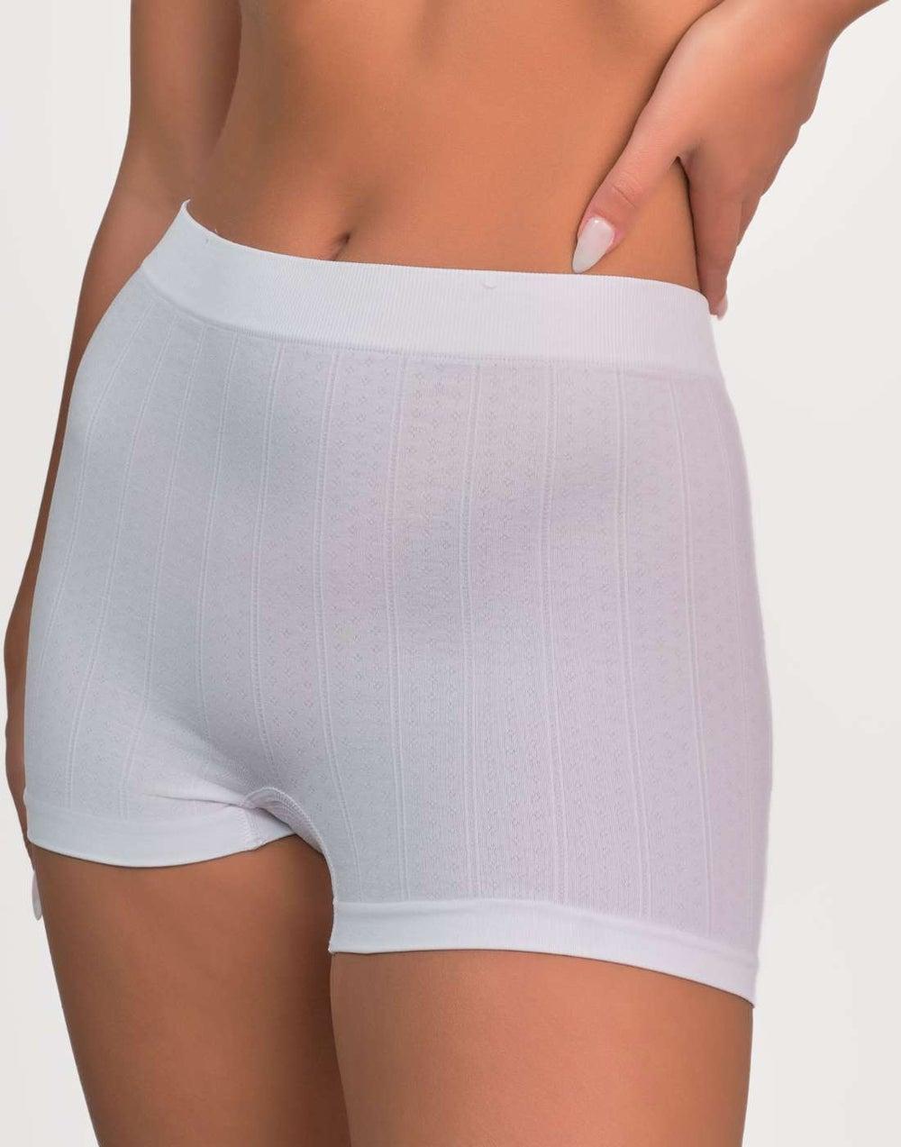 Isla & Evie Trendy Micro Fabric Boyshort Panties - Image 1